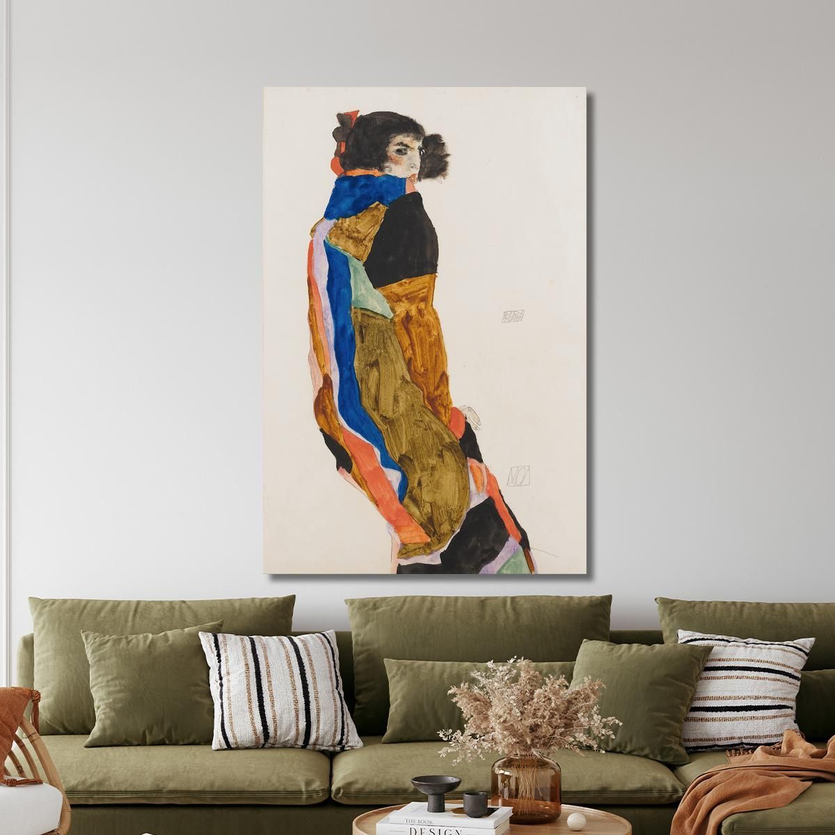Moa Egon Schiele esh96 quadro stampa su tela