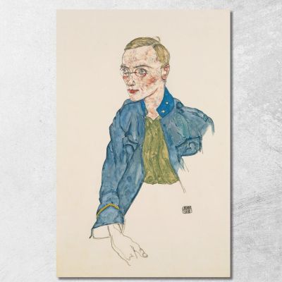 Volontario Di Un Anno Caporale Egon Schiele esh112 quadro stampa su tela
