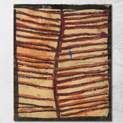 Ornamento Con Linee Parallele Egon Schiele esh113 quadro stampa su tela