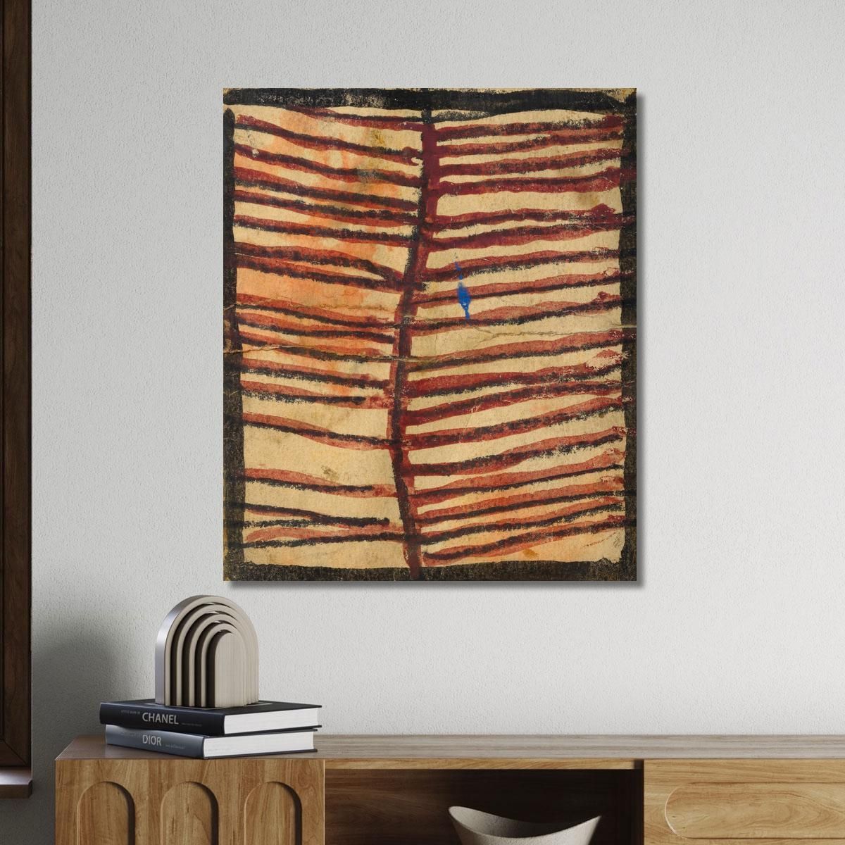 Ornamento Con Linee Parallele Egon Schiele esh113 quadro stampa su tela