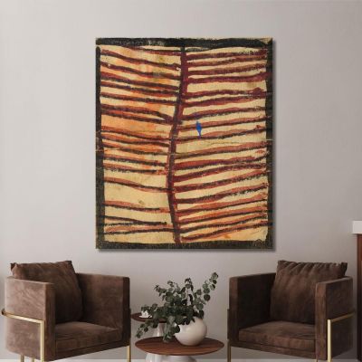 Ornamento Con Linee Parallele Egon Schiele esh113 quadro stampa su tela