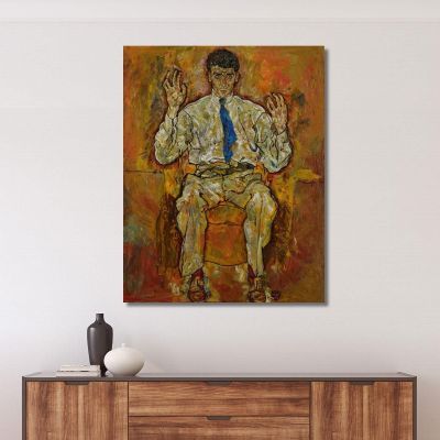 Ritratto Di Paris Von Gütersloh Egon Schiele esh125 quadro stampa su tela Ritratto Di Paris Von Gütersloh Egon Schiele esh125 quadro stampa su tela
