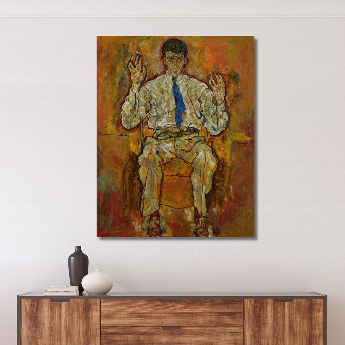 Ritratto Di Paris Von Gütersloh Egon Schiele esh125 quadro stampa su tela