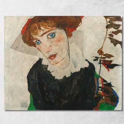 Ritratto Di Wally Neuzil Egon Schiele esh127 quadro stampa su tela