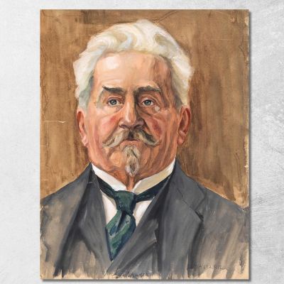 Ritratto Di Leopold Czihaczek 2 Egon Schiele esh130 quadro stampa su tela