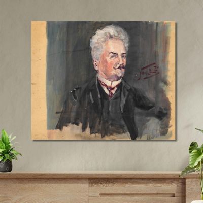 Porträt Leopold Czihaczek Egon Schiele, esh131 drucken auf leinwand