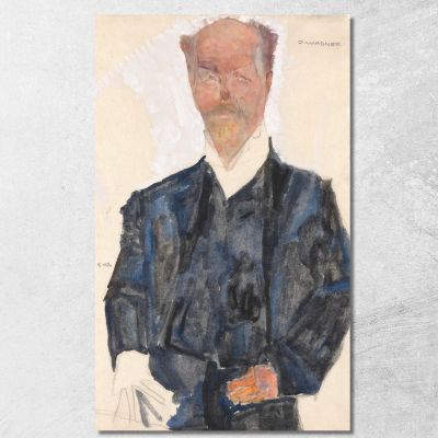 Ritratto Di Otto Wagner Egon Schiele esh132 quadro stampa su tela
