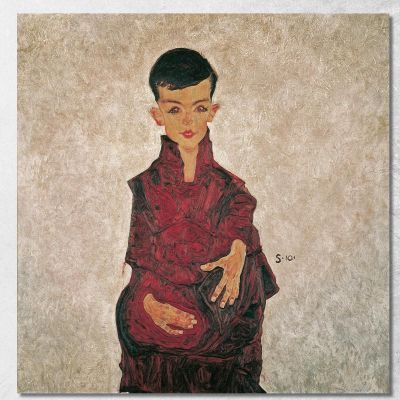 Ragazzo Reiner Ritratto Di Herbert Reiner Egon Schiele esh137 quadro stampa su tela