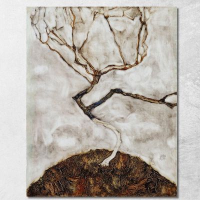 Alberello In Tardo Autunno Egon Schiele esh168 quadro stampa su tela