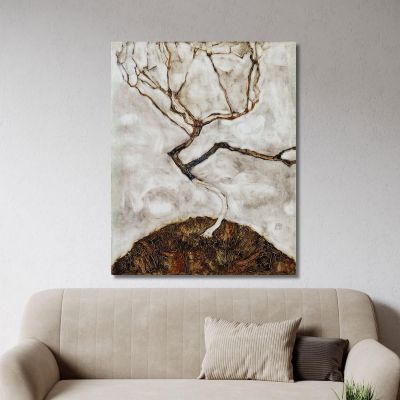 Alberello In Tardo Autunno Egon Schiele, esh168 quadro stampa su tela