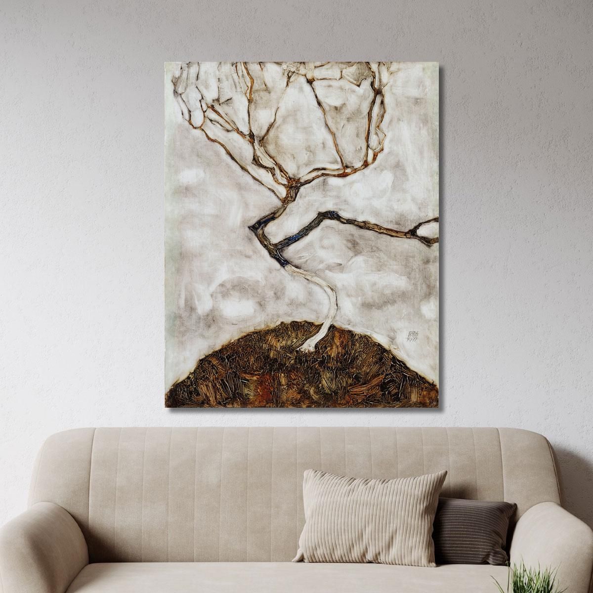 Alberello In Tardo Autunno Egon Schiele esh168 quadro stampa su tela