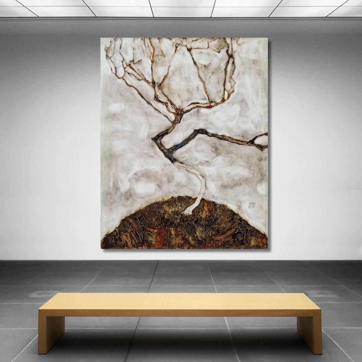 Alberello In Tardo Autunno Egon Schiele esh168 quadro stampa su tela