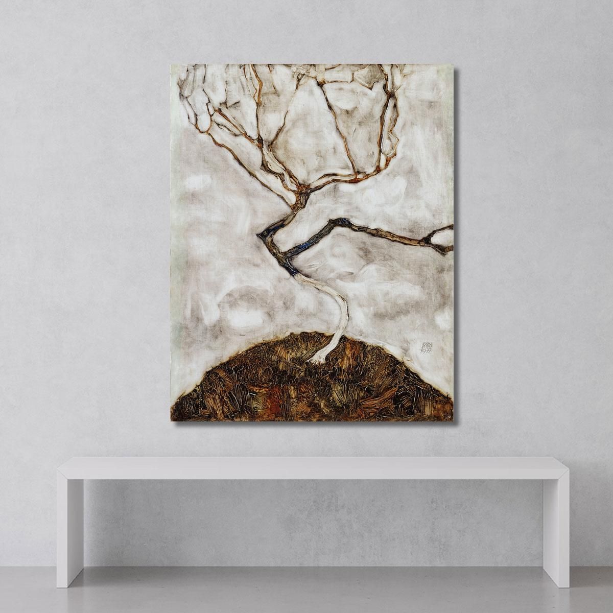 Alberello In Tardo Autunno Egon Schiele esh168 quadro stampa su tela