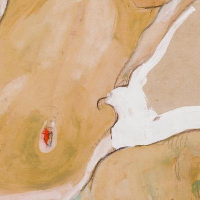 Nudo Femminile Accovacciato Egon Schiele esh173 quadro stampa su tela Nudo Femminile Accovacciato Egon Schiele esh173 quadro stampa su tela