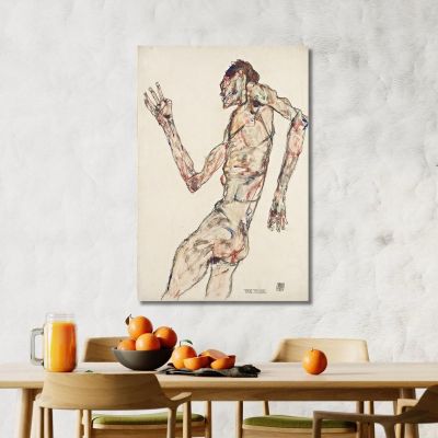 The Dancer Egon Schiele, esh191 canvas print