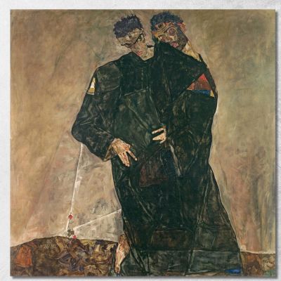 Gli Eremiti Egon Schiele esh193 quadro stampa su tela