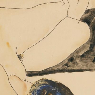 Due Figure Reclinate Egon Schiele esh196 quadro stampa su tela Due Figure Reclinate Egon Schiele esh196 quadro stampa su tela