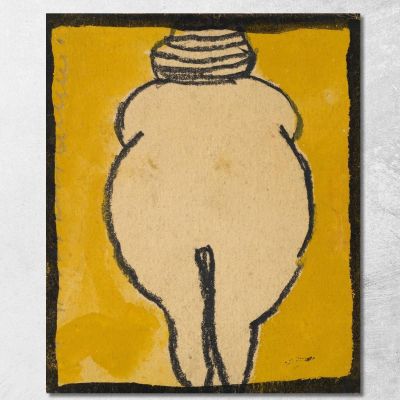 Venere Di Willendorf Egon Schiele esh201 quadro stampa su tela