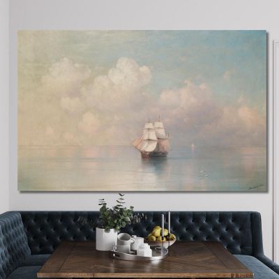 Mers Calmes Ivan Konstantinovich Aivazovsky, ika2 tableau impression sur toile