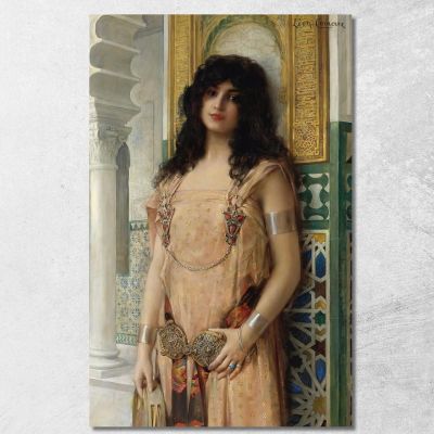 Una Bellezza Orientale Léon François Comerre lfc2 quadro stampa su tela