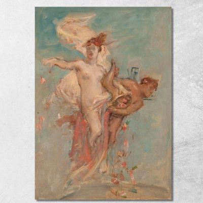 L'Abbondanza Léon François Comerre lfc16 quadro stampa su tela