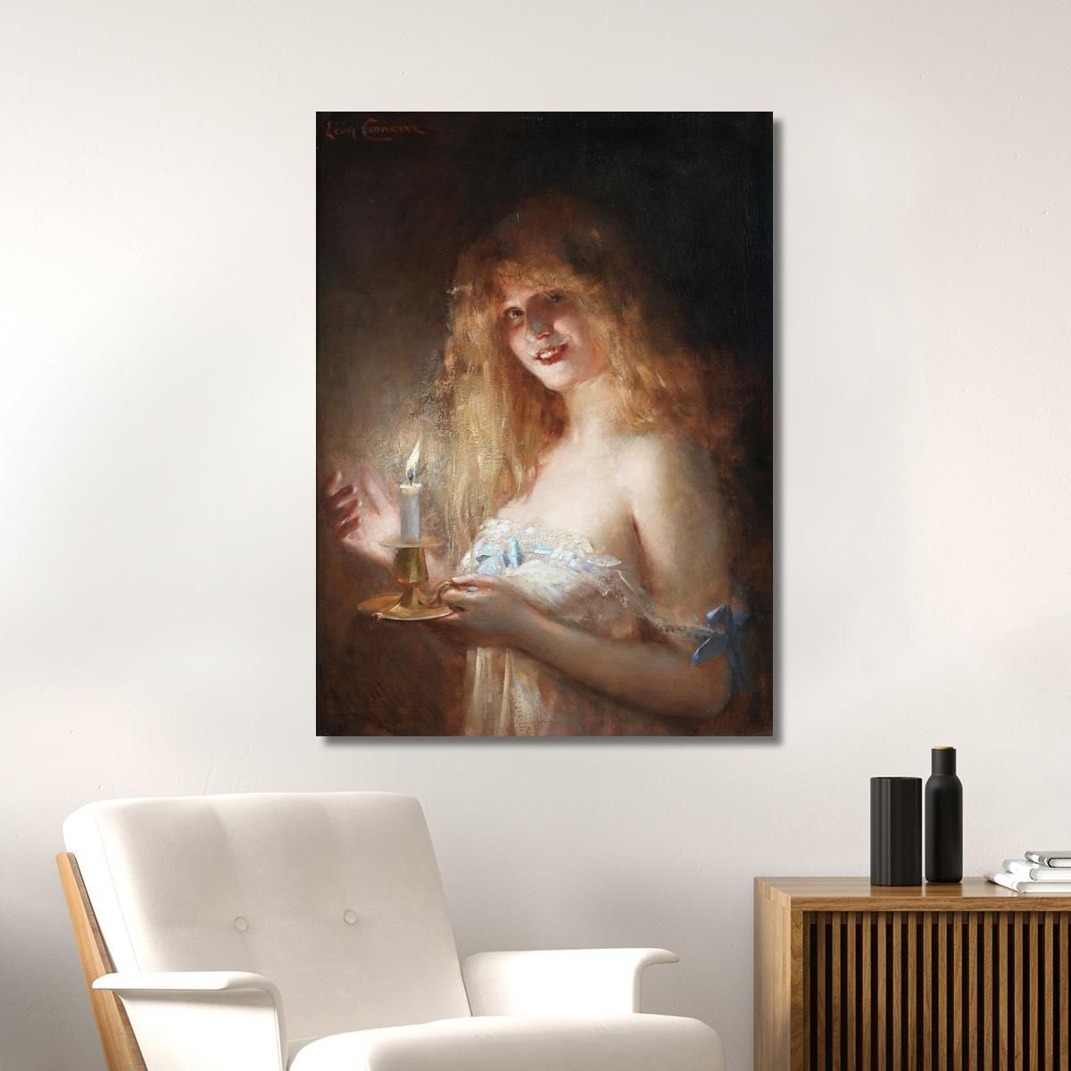 A Letto Léon François Comerre lfc19 quadro stampa su tela