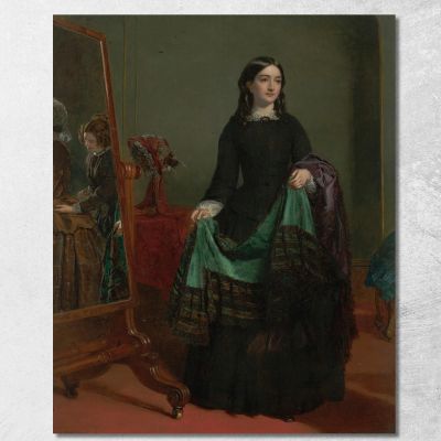 Kate Nickleby Da Madame Mantalini William Powell Frith wpf10 quadro stampa su tela