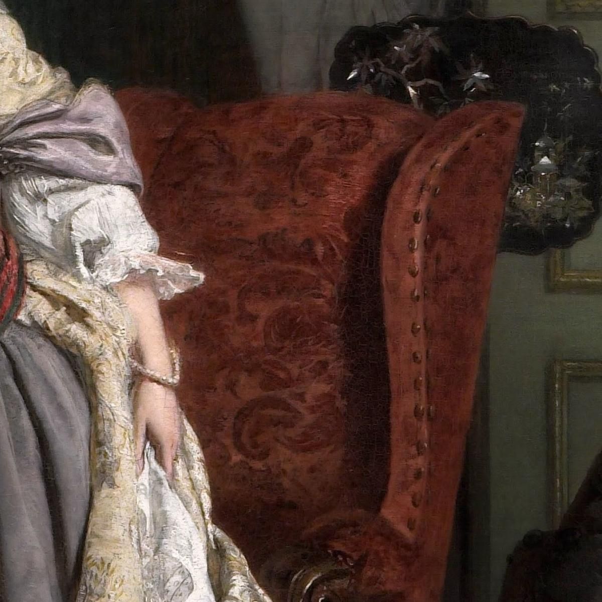 Pope Fa La Corte A Lady Mary Wortley Montagu William Powell Frith wpf14 quadro stampa su tela