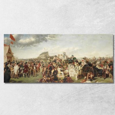 Il Giorno Del Derby William Powell Frith wpf19 quadro stampa su tela
