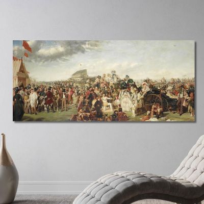 Il Giorno Del Derby William Powell Frith wpf19 quadro stampa su tela