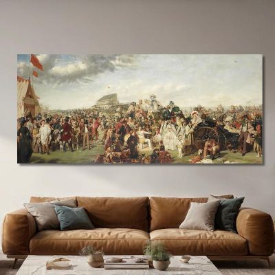 Il Giorno Del Derby William Powell Frith wpf19 quadro stampa su tela