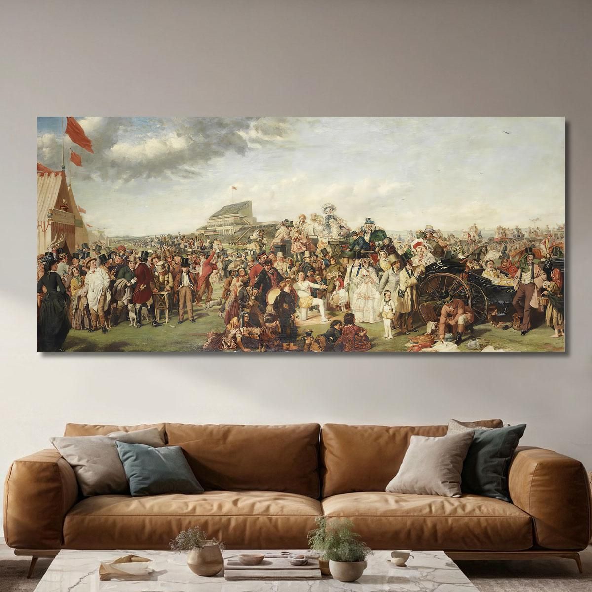 Il Giorno Del Derby William Powell Frith wpf19 quadro stampa su tela