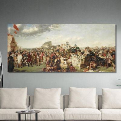 Il Giorno Del Derby William Powell Frith wpf19 quadro stampa su tela