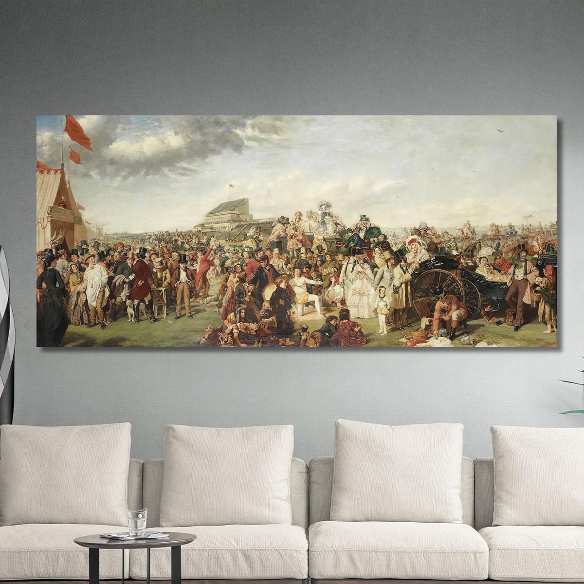 Il Giorno Del Derby William Powell Frith wpf19 quadro stampa su tela