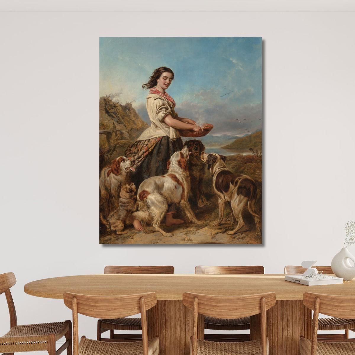 La Figlia Del Guardiacaccia William Powell Frith wpf20 quadro stampa su tela