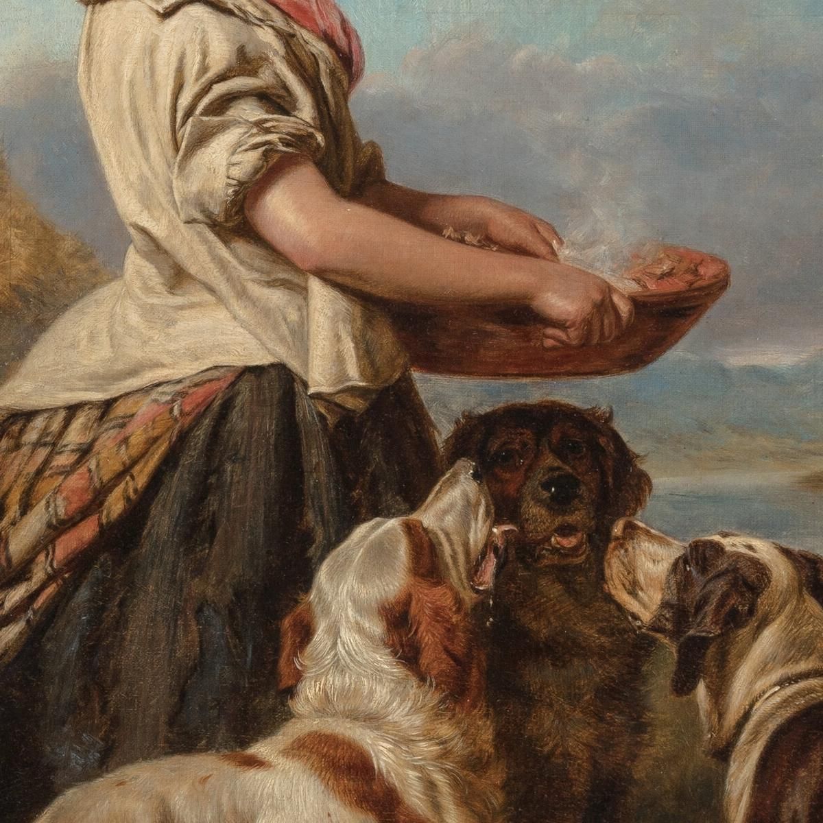La Figlia Del Guardiacaccia William Powell Frith wpf20 quadro stampa su tela