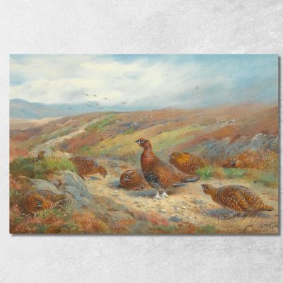 La Vecchia Strada Dei Mandriani Archibald Thorburn ath102 quadro stampa su tela