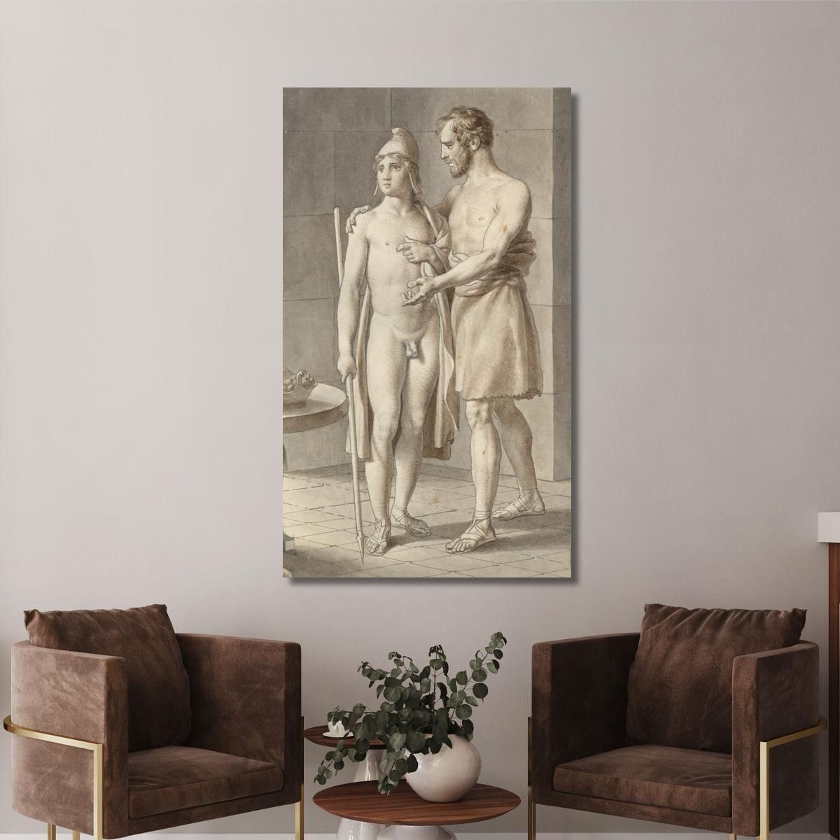 Télémaque Rencontre Ulysse Déguisé En Mendiant Christoffer Wilhelm Eckersberg cwe68 tableau impression sur toile