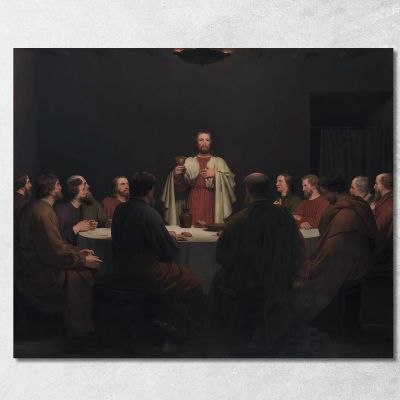 La Dernière Cène Christoffer Wilhelm Eckersberg cwe77 tableau impression sur toile 