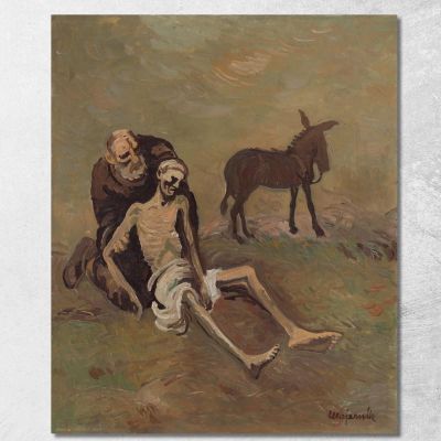 Il Buon Samaritano Cyprián Majerník cmj81 quadro stampa su tela