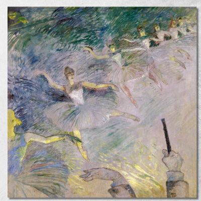Ballerine Henri de Toulouse-Lautrec htl22 quadro stampa su tela