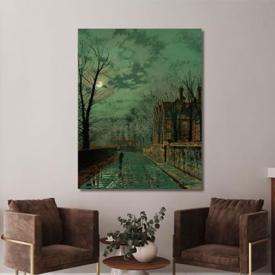 Un Sendero Cerca De Chester John Atkinson Grimshaw, jag5 cuadro en lienzo