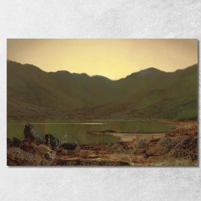 Il Rifugio Dell'Airone John Atkinson Grimshaw jag70 quadro stampa su tela