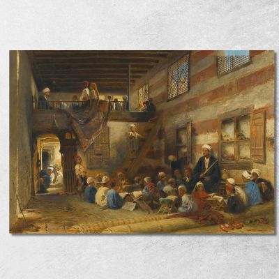 In Aula Konstantin Egorovich Makovsky kem4 quadro stampa su tela