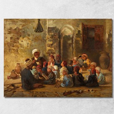 Aula Al Cairo Konstantin Egorovich Makovsky kem16 quadro stampa su tela