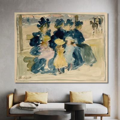 A Lo Largo Del Bulevar Maurice Prendergast, mpr2 cuadro en lienzo