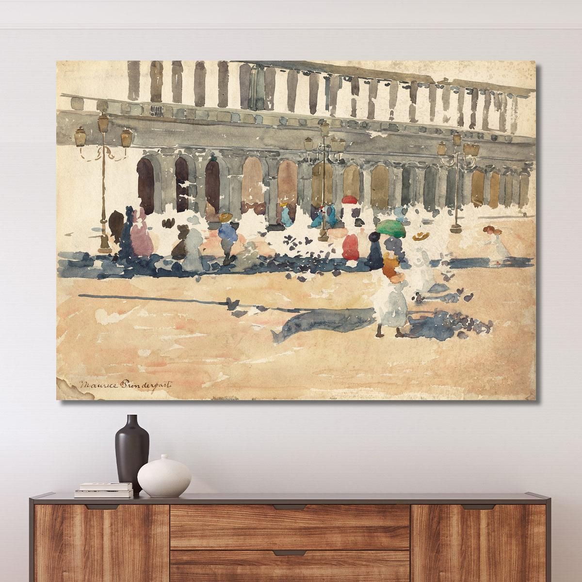 Caffè Florian A Venezia Maurice Prendergast mpr8 quadro stampa su tela