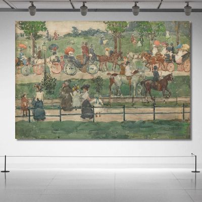 Central Park 2 Maurice Prendergast, mpr9 cuadro en lienzo