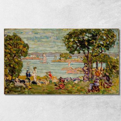 Cala Maine Maurice Prendergast mpr12 quadro stampa su tela