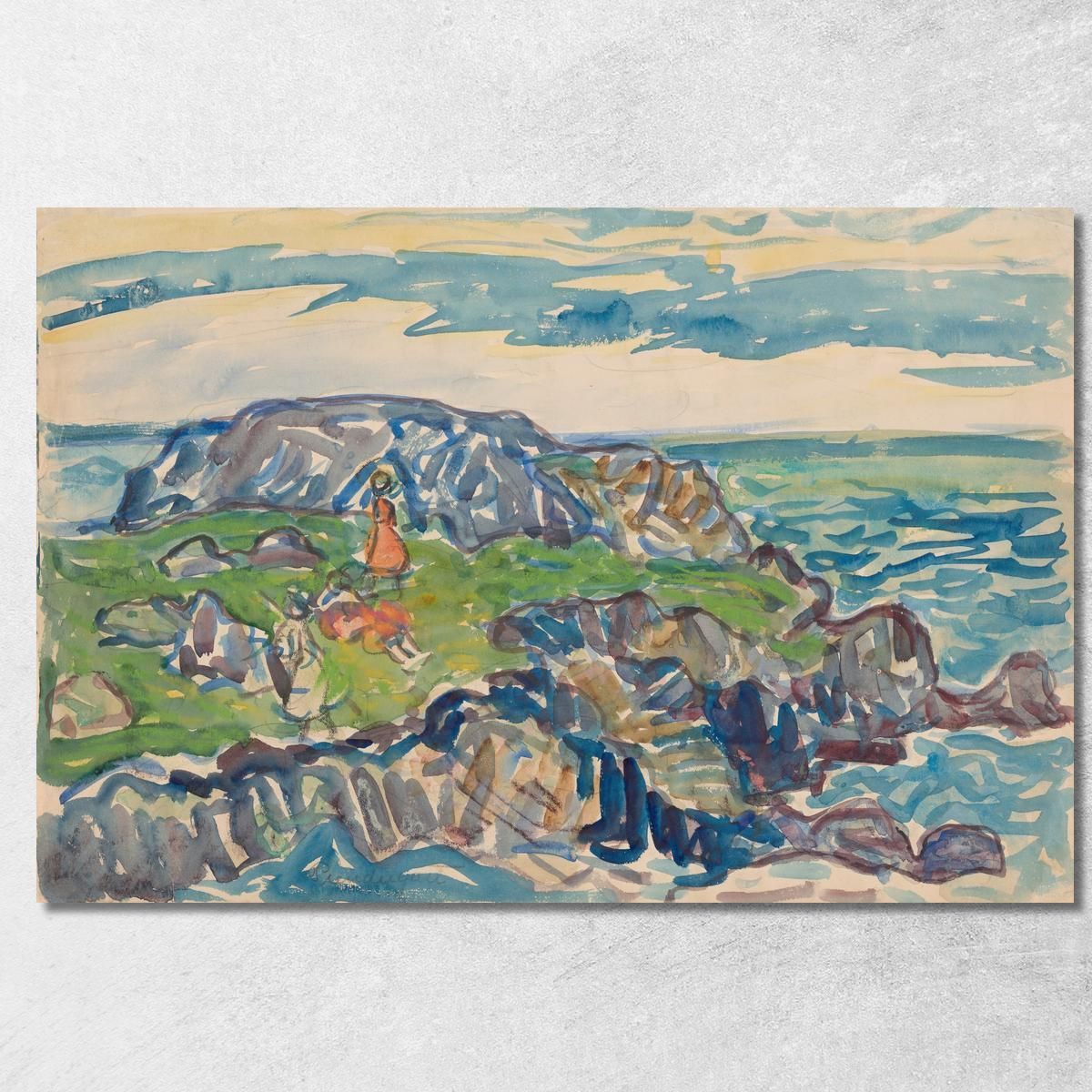 Gloucester Maurice Prendergast mpr18 quadro stampa su tela Gloucester Maurice Prendergast mpr18 quadro stampa su tela